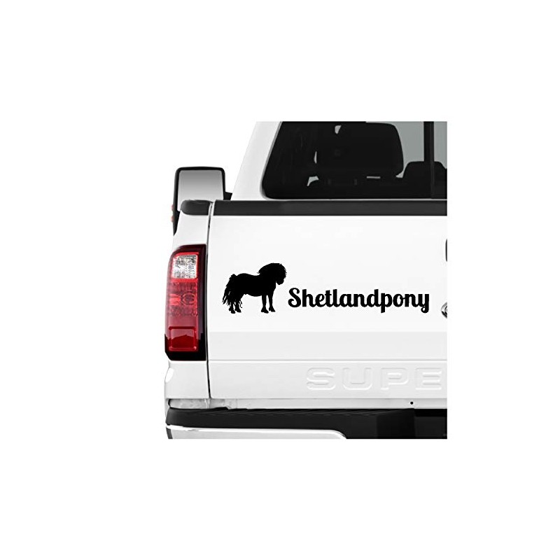 Shetland Pony Mini Horse Sticker Set of 3 Horse Riding