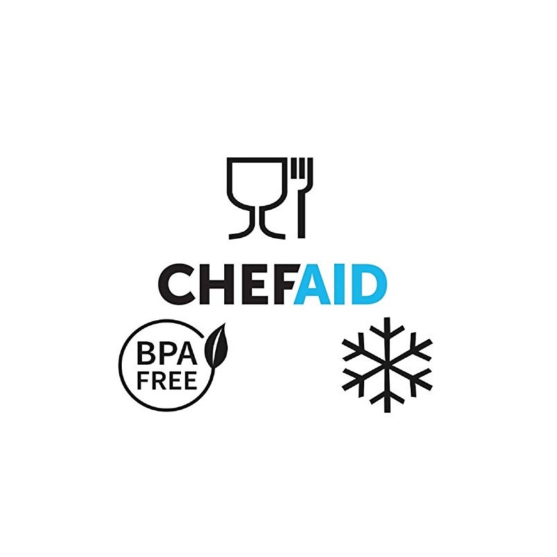 Chef Aid White Plastic Funnels, Set of 3