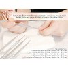 Set of 5 with ingrown toenail lifter, corner file, double