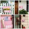Wall-Mount Mailbox with Flag, Large Capacity Mailboxes for Outside House