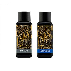 Diamine Fountain Pen Ink 30ml - Earl Grey & Oxford Blue - 2 Pack