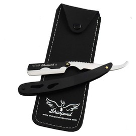 Professional Classic Straight Edge Barber Razor - Salon Quality Cut Throat Shavette Professional Barber Razor for Men with 20 Single Edge Blades- Mens Straight Razor Kit, navajas de barber by Sharpend