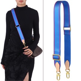 YAZHIMI Purse Strap Adjustable Soft Crossbody Strap for Pochette Accessories Replacement Strap, Wide Canvas Strap for Designer Purse