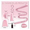 9 Pzs Curly Ondas En Cabello Rizos Sin Calor Tubo