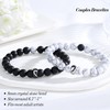 Sahoottie 2Pcs Couples Bracelets Matching Bracelets for Couples Mr and