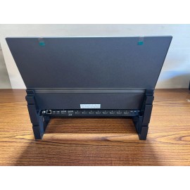 AV Land Stand for Blackmagic ATEM Mini Extreme and LCD Monitor w\ Attachment Slots BLACK
