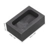 sourcing map Gold Silver Graphite Ingot Mould Crucible for Casting