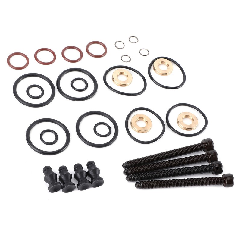 4Sets Fuel Injector Seal Repair Kit Sealing Assembly Clamp Bolt