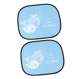 SUPVOX 2pcs Car Sunshade Side Window Sunshade Sun Blocker for Car Auto Window Shades Car Sun Shade Cover Stroller Sun Cover Cartoon Car Window Shade Static Electricity Safety Mask Baby