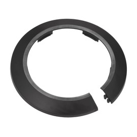 uxcell Pipe Cover Decoration, 90mm PP Plastic Escutcheon Water Pipe Drain Line Cover Black 10pcs