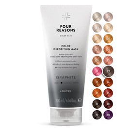 KC Professional Graphite Color Mask Reconstructive Treatment - Toning Conditioner for Brown and Grey Hair - 6.76 oz