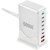 [2025 GaNFastⅢ 8 Ports 2 x Single 100W] 500W Charger,
