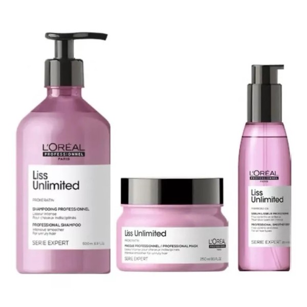 L'Oréal Paris Tratamiento Completo Liss Unlimited Loreal Profesional