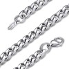 6mm Stainless Steel Man Chain Necklace, 36cm Curb Link With