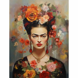 Frida Kahlo Style Reispapier, 20 x 26,5 cm (6 Blatt) – 6 x Découpage-Schönheitspapiere für Collagen, gemischte Medien, Kartenherstellung und Basteln, Decoupage von CRAFT KREATIVELY