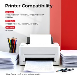 TN221 TN225 Toner Cartridge Set 4-Pack Replacement for Brother TN-221 TN-225 Compatible with MFC-9130CW HL-3170CDW MFC-9340CDW HL-3140CW MFC-9330CDW DCP-9020CDN (1 Black 1 Cyan 1 Magenta 1 Yelllow)