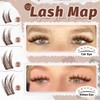 Anime Cluster Lashes Brown Cluster Eyelash Extensions Fairy Eyelash Clusters