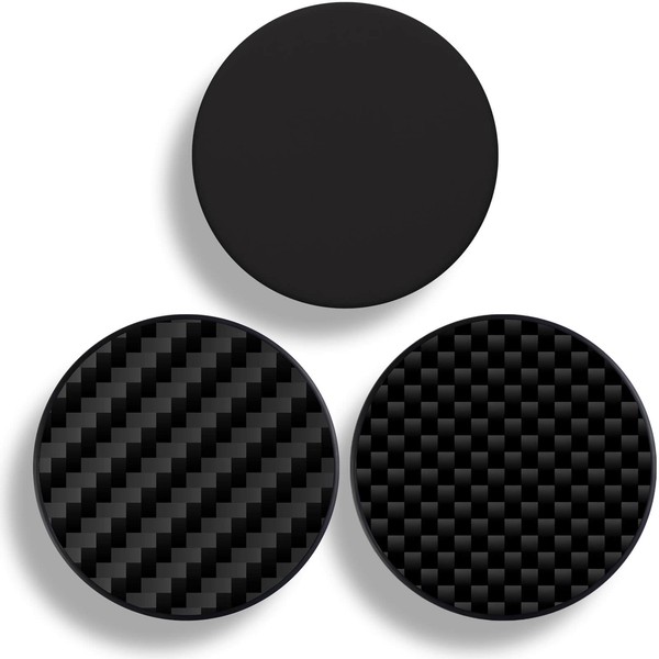 3 Pack Genuine Carbon Fiber Expandible Collapsible Mobile Phone Grip