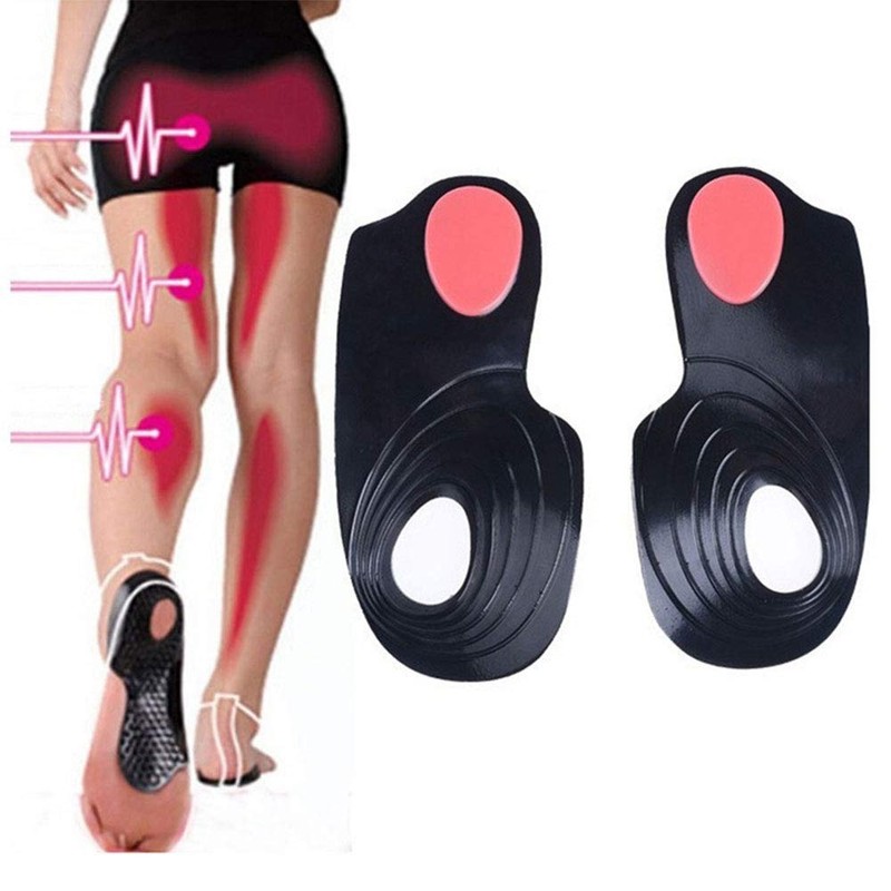 PEDIMEND O/X-Leg Orthopedic Insoles (2PAIR) - for Correcting O-Legs, Arch