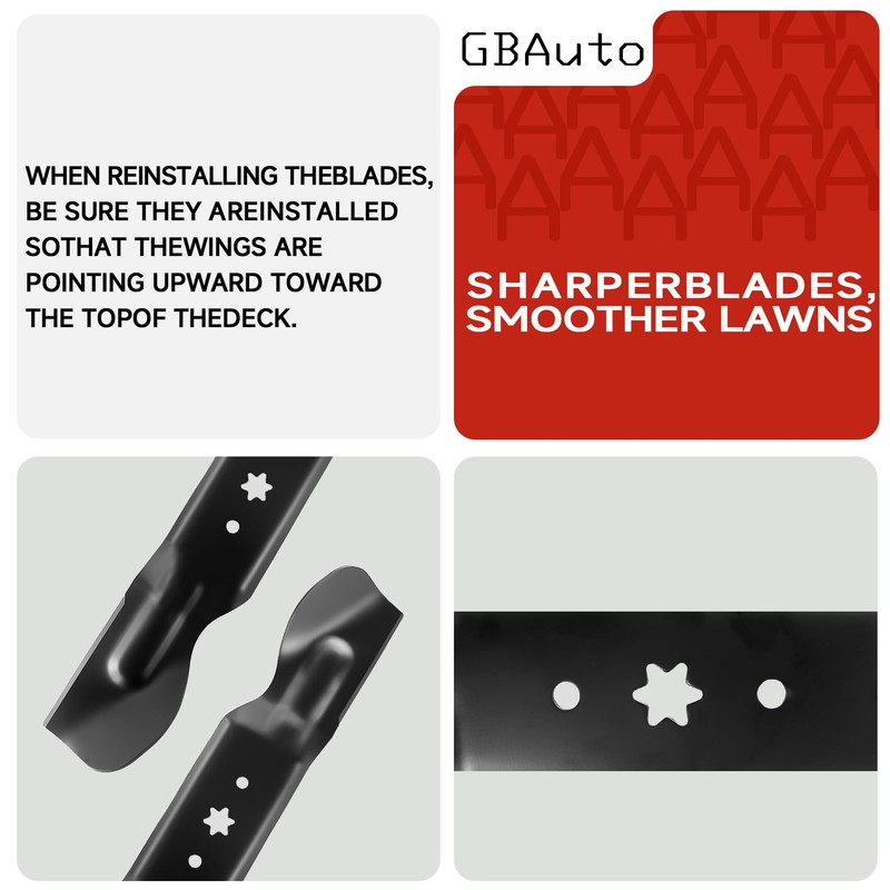 GBAuto ZT2 60 Blades for Cub Cadet 742-05620 Ultima ZT2