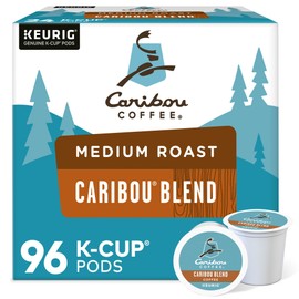 Caribou Coffee Single-Serve Coffee K-Cups®, Caribou Blend, Carton Of 4 K-Cups, Box Of 24 Cartons