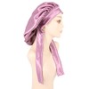 SENGTERM Silk Night Cap Women's Hair Satin Hat Wide Elastic