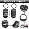 Huquary Truck Driver Gifts Thank You Trucker Themed Keychain for