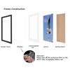 Szyeequoo A4 Picture Frame 2 Pack, 21x29.7cm Adjustable Horizontal/Vertical Display
