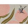 Kusubashi Ori Mon A-68396-90-BE Morita MiW Pouch, Praying Mantis, Beige,