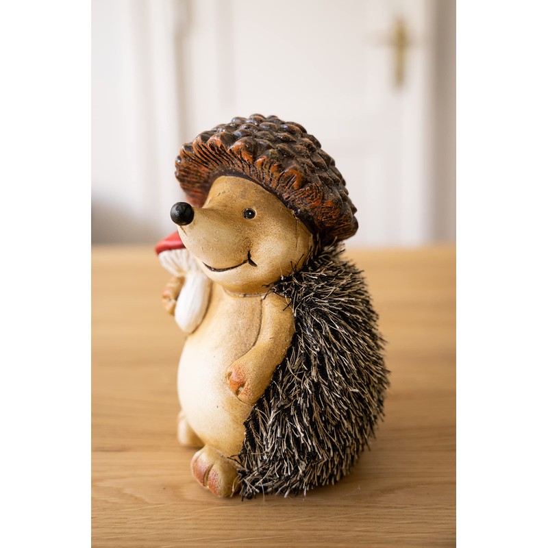 HEITMANN DECO Hedgehog with Hat, 1090584, Approx. 14 x 14