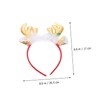 Healvian 2pcs Xmas Headbands Hair Bands Holiday Hair Costume Hair