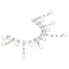 4Pcs Crystal Claw Chain Trimming Fringe Simulation Diamond Chain for