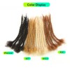 Orientfashion Textured Loc Extensions Human Hair 8-16inch 0.4cm 0.6cm And