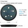 2 Pack 5 Inch 5 Hole Replacement Sander Pad for