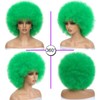 Green Afro Wigs 70s for Black Women 70s Disco Costume