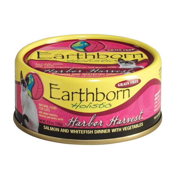 Earthborn Holistic Harbor Harvest Grain-Free Moist Cat Food (Case of 24)