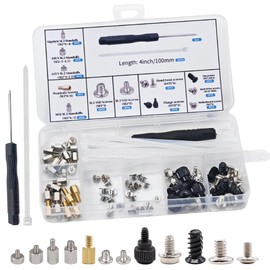 Trsewmi Trsewmi M.2 Screw Kit, Motherboard Screws, Computer Screws for Asus Gigabyte Asrock MSI Motherboards, HDD, SSD, Hard Drive, Fan, Power Supply, PC Case - M.2 Screws, Motherboard standoffs