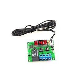 NOYITO Digital Temperature Controller Module -58℉ to +257 ℉ Temperature Control Switch NTC Waterproof Sensor Probe - Red LED Display Suitable for Kinds of Temperature Control System (5V)