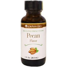LorAnn Oils Super Strength Flavoring - Used For Candy Making, Flavoring Extracts, Baking, Hard Candy, and Flavor Oils - Bold, Natural Flavors 4X Stronger Than Extracts - Pecan, 1 fl oz