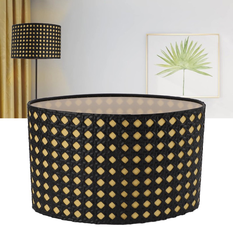 Lampshade Oval Shaped Hollow Metal Carved Compatible E27 E14 Caliber