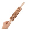 Gatuida Flower Rolling Pin for Wedding Holiday Christmas Mother's Day