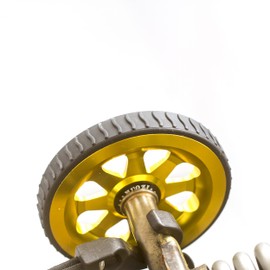 Large 82mm Wide Easy Wheels For BROMPTON in GOLD