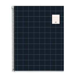Miquelrius - A4 notebook, 5 mm grid, hardcover notebook, A4 notebook with 100 micro-perforated sheets, A4 notebook with 4 colours to organize, Extra Opaque paper 70 g/m², 4 holes for filing