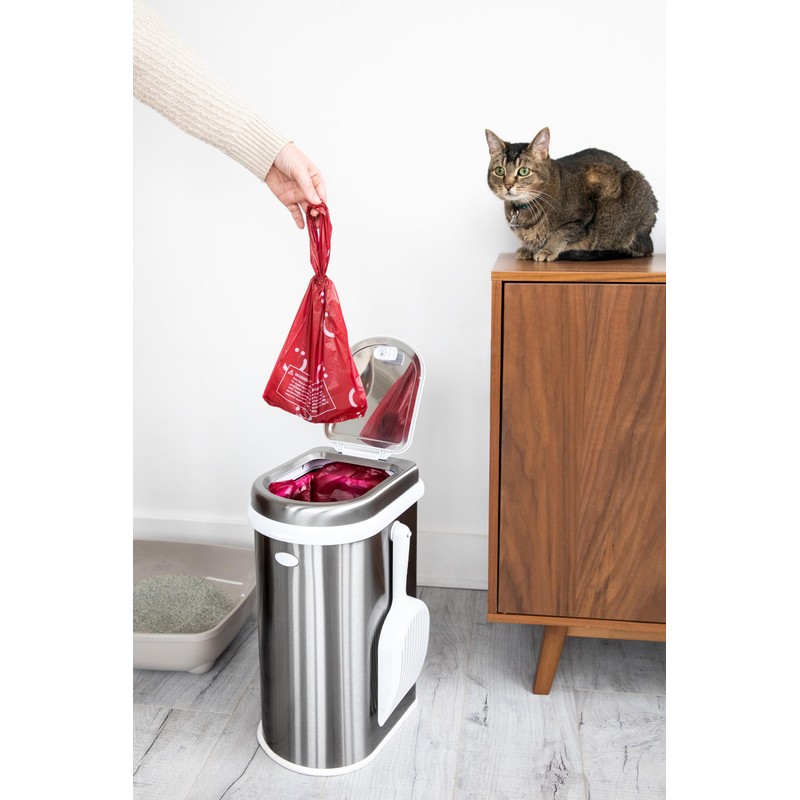 Ubbi Pet Waste Sacks, Lavender Scented Cat Litter Disposal Bags,