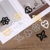 Fukaisu 12pcs Bra Strap Holder Clips, Plastic Portable Butterfly Flower