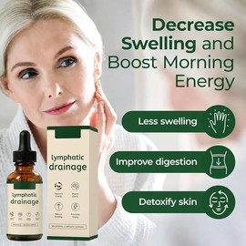 Lymphatic Drainage Drops, Lymphatic Drops, Water Balance Support, Promote Overall Health, Natural Ingredients, for Men and Women