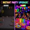 100-Pack Glow Sticks for Party Favors – Connectable Light Up