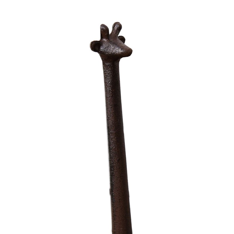 Ogrmar Cast Iron Giraffe Paper Holder Decorative Bathroom Toilet Paper