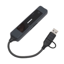 5 in 1 USB Hub Type C Hub Adapter Support USB3.0 USB2.0 100Mbps RJ45 Ethernet Storage Card Memory Card Reader Adapter