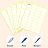 38x19mm,1200PCS Matte White Labels Stickers Small Sticky Labels Name Labels